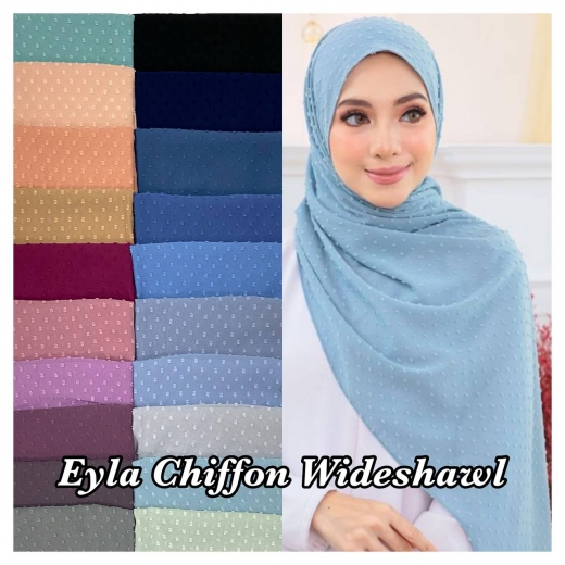 Eyla Chiffon Wideshawl
